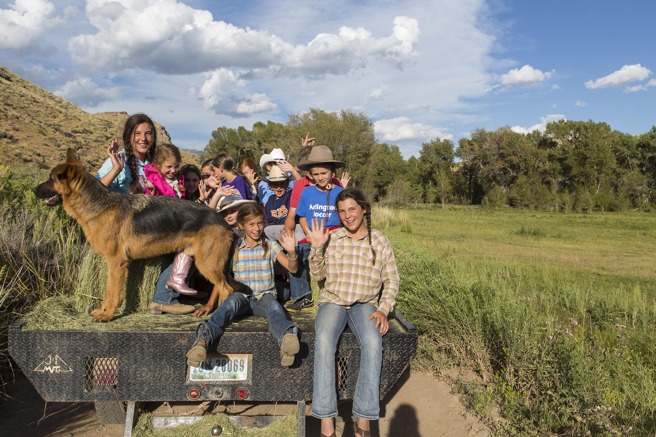 Horseback riding in Wyoming Lazy L&B Ranch