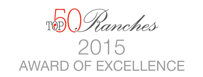 2015 Award of Excellence from Top50 Ranches