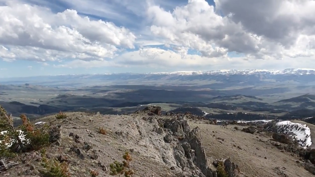 Castle Rock as viewed by the Lazy L&B Ranch Head Wrangler Dan