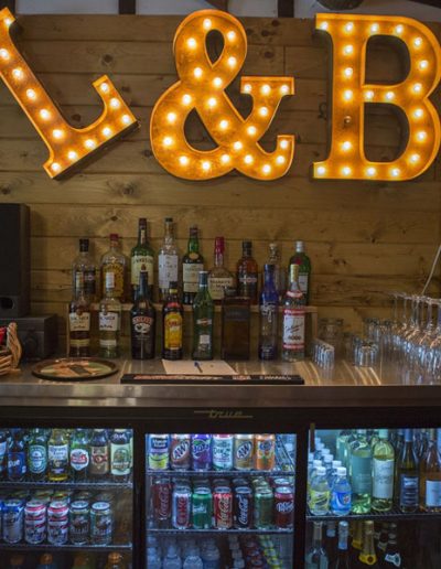 Fully Stocked Bar with Wine, Spirits, Beer, Mixers - Lazy L&B Dude Ranch Wyoming