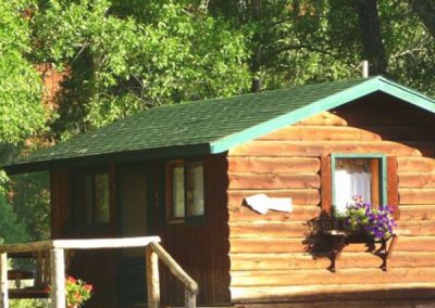 Cabin Exterior - Lodging Rooms Lazy L&B Guest Ranch Wyoming