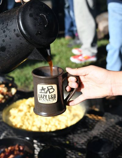 Campfire Cowboy Breakfast - Lazy L&B Dude Ranch Wyoming